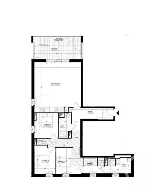 Appartement T4 à vendre - 4 pièces - 99.24 m2 - VANNES - 56 - BRETAGNE - Century 21 Immobilière Du Golfe