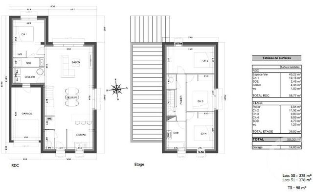 Afficher la photo en grand maison à vendre - 4 pièces - 85.57 m2 - NOYAL MUZILLAC - 56 - BRETAGNE - Century 21 Immobilière Du Golfe