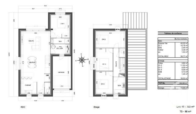 Afficher la photo en grand maison à vendre - 4 pièces - 85.57 m2 - NOYAL MUZILLAC - 56 - BRETAGNE - Century 21 Immobilière Du Golfe
